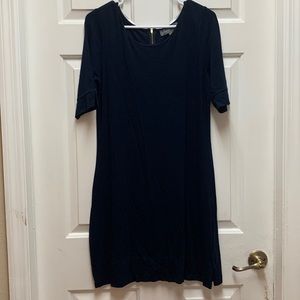Donna Ricco New York Navy Blue Straight Dress Size M